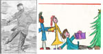 12 Pack of Kids Art Greeting Cards