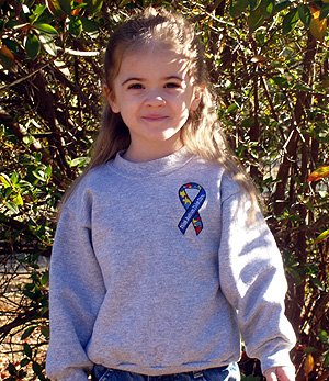 Kids Ribbon Sweatshirt