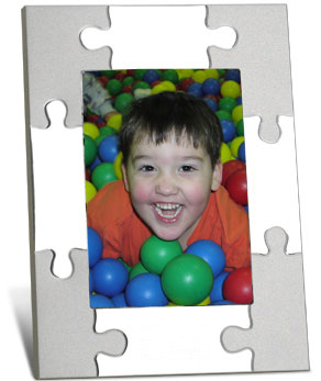 Silver Puzzle Frame