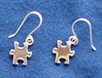 Puzzle Piece Earrings