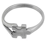 Single Puzzle Piece Ring - Small