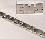 Stainless Steel Puzzle Link Bracelet