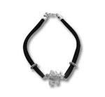 Sterling and Suede Bracelet