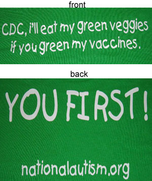 Kids Green Our Vaccines Shirt